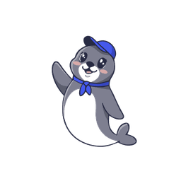 Reggie the Seal — waving hello